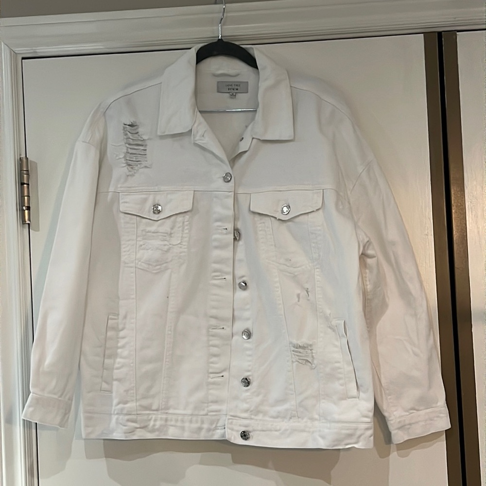 White Denim Jacket